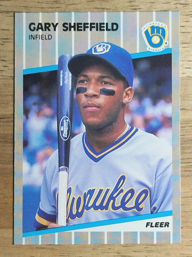 1989 Fleer #196 Gary Sheffield RC