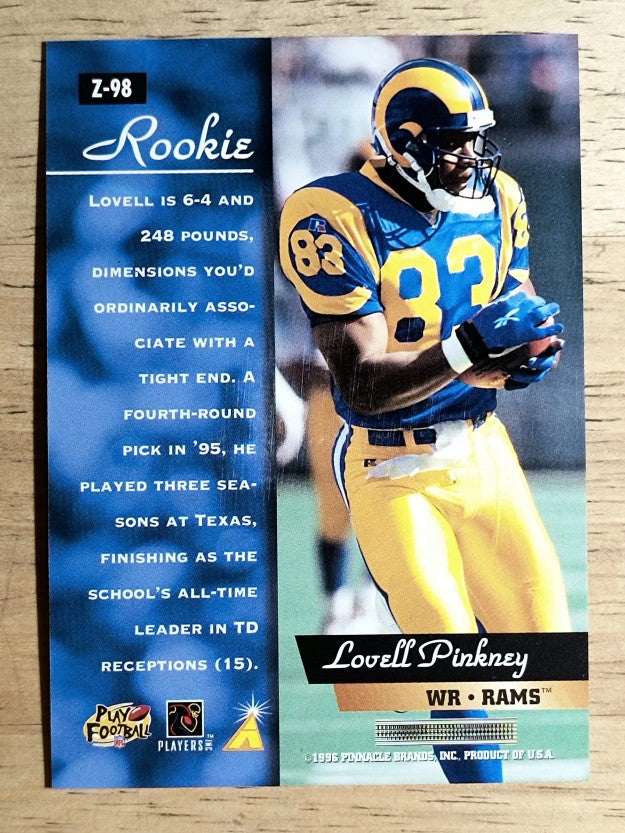 1996 Zenith #98 Lovell Pinkney