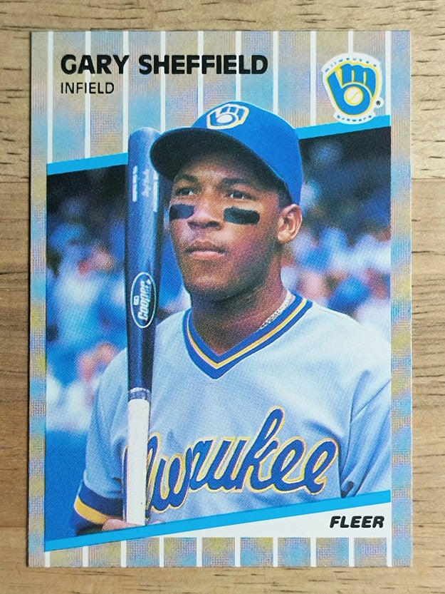 1989 Fleer #196 Gary Sheffield RC