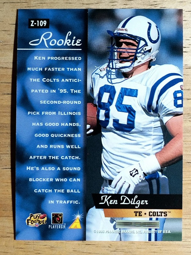 1996 Zenith #109 Ken Dilger