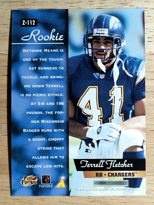 1996 Zenith #112 Terrell Fletcher