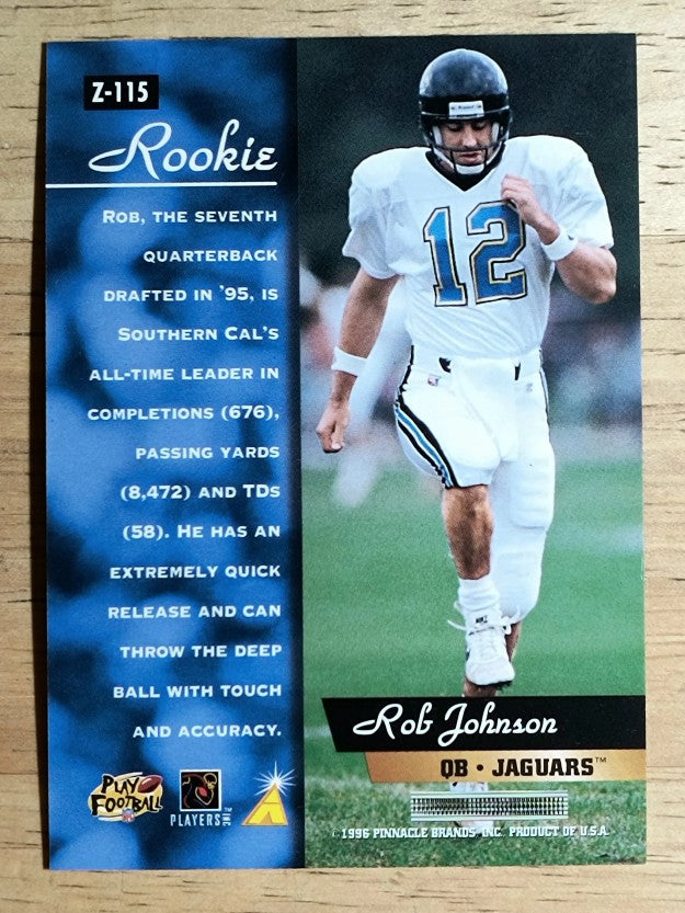 1996 Zenith #115 Rob Johnson