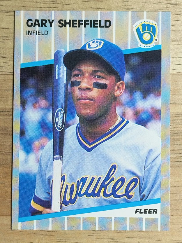 1989 Fleer #196 Gary Sheffield RC