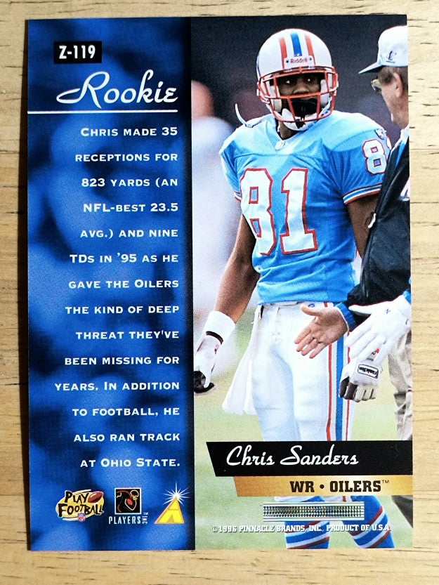 1996 Zenith #119 Chris Sanders
