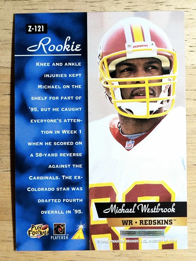 1996 Zenith #121 Michael Westbrook