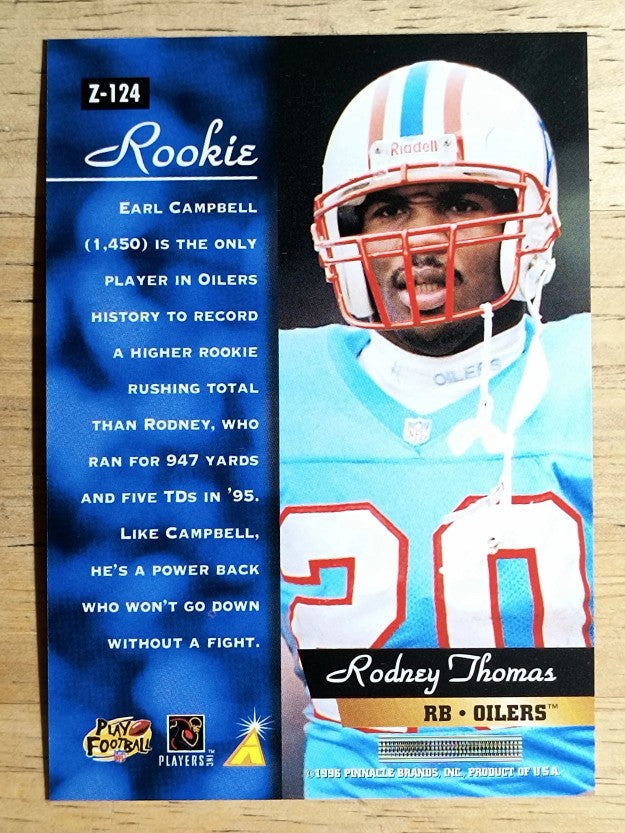 1996 Zenith #124 Rodney Thomas