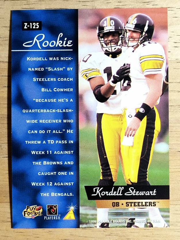 1996 Zenith #125 Kordell Stewart