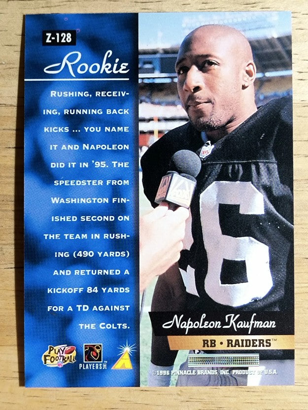 1996 Zenith #128 Napoleon Kaufman
