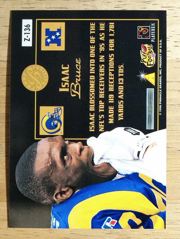 1996 Zenith #136 Isaac Bruce PP