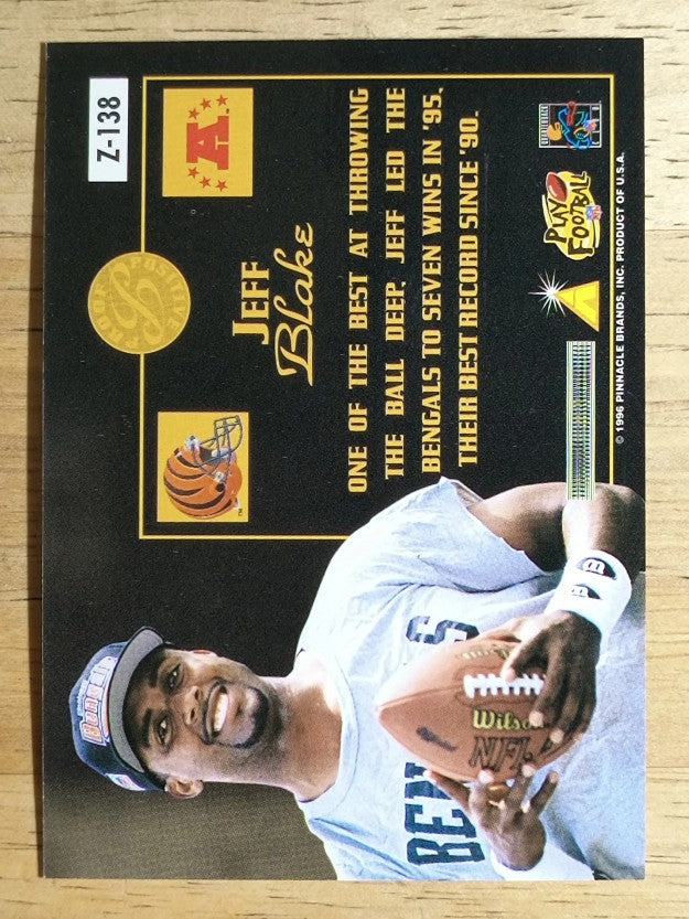 1996 Zenith #138 Jeff Blake PP