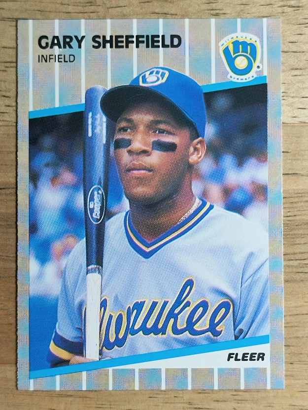 1989 Fleer #196 Gary Sheffield RC