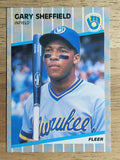 1989 Fleer #196 Gary Sheffield RC