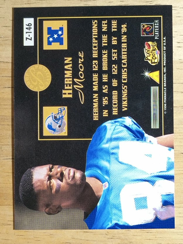 1996 Zenith #146 Herman Moore PP