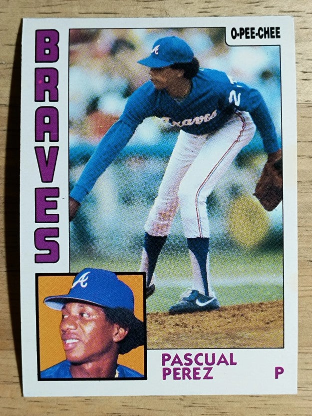 1984 O-Pee-Chee #1 Pascual Perez