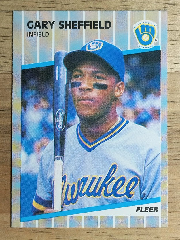 1989 Fleer #196 Gary Sheffield RC
