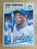 1989 Fleer #196 Gary Sheffield RC