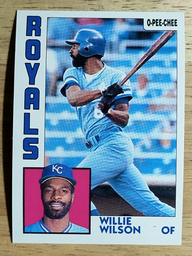 1984 O-Pee-Chee #5 Willie Wilson