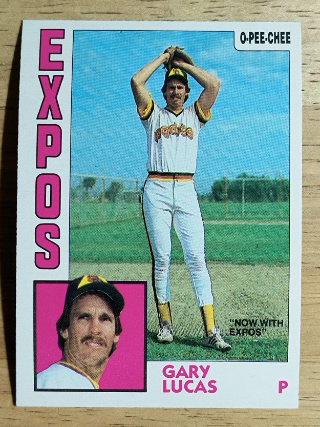 1984 O-Pee-Chee #7 Gary Lucas