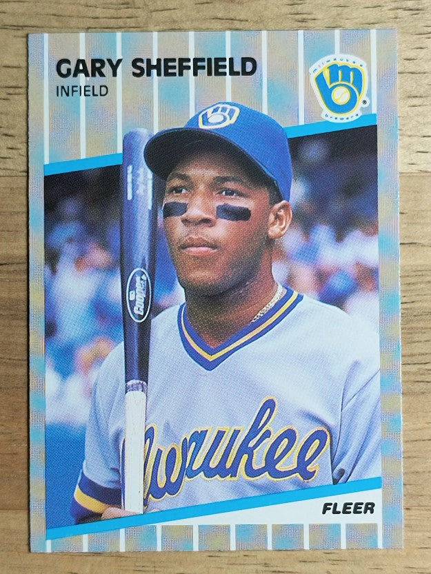 1989 Fleer #196 Gary Sheffield RC