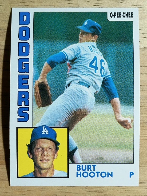 1984 O-Pee-Chee #15 Burt Hooton