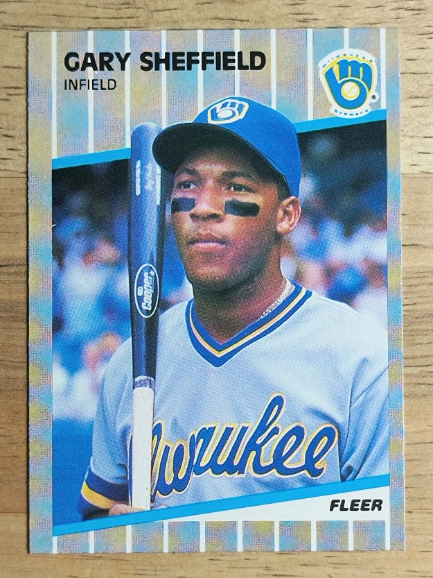 1989 Fleer #196 Gary Sheffield RC