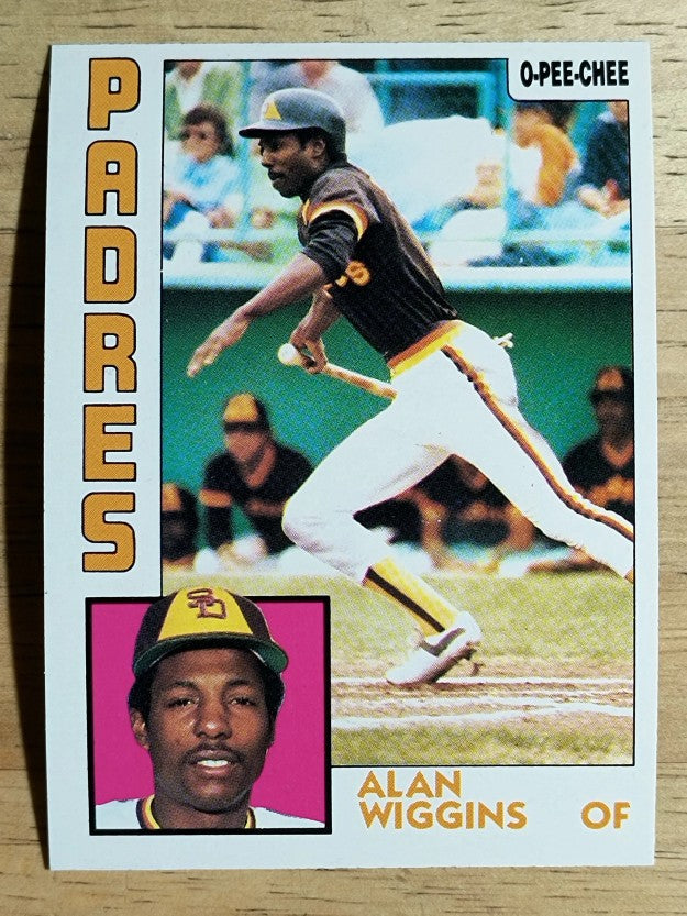 1984 O-Pee-Chee #27 Alan Wiggins