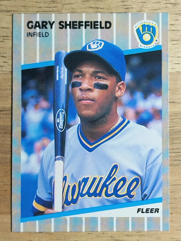 1989 Fleer #196 Gary Sheffield RC