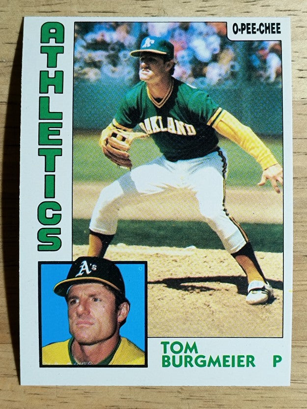 1984 O-Pee-Chee #33 Tom Burgmeier