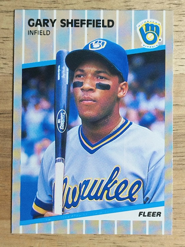 1989 Fleer #196 Gary Sheffield RC