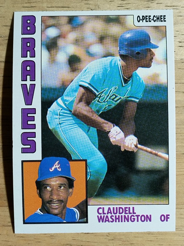 1984 O-Pee-Chee #42 Claudell Washington