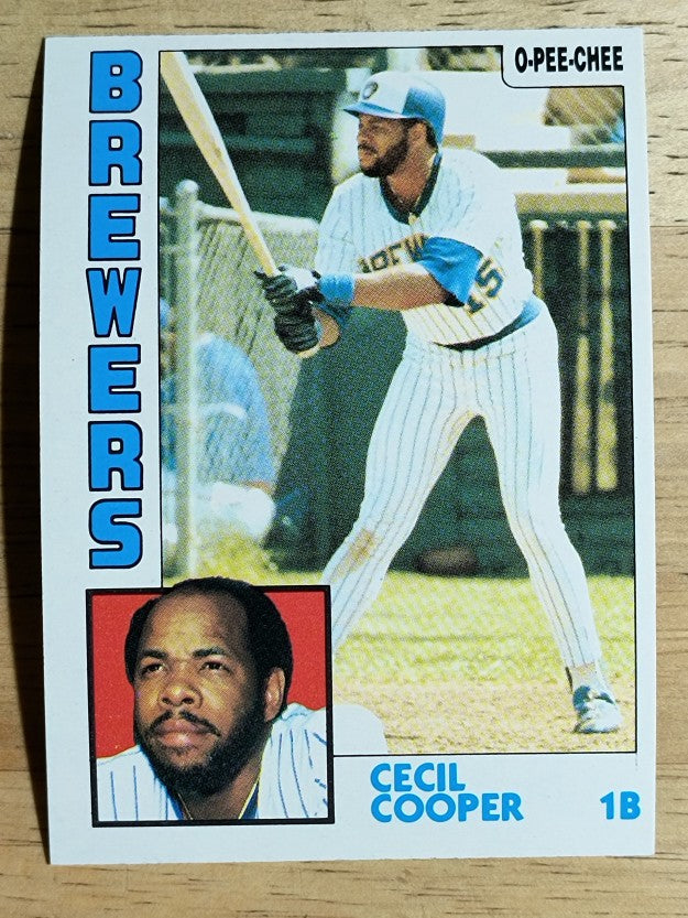 1984 O-Pee-Chee #43 Cecil Cooper