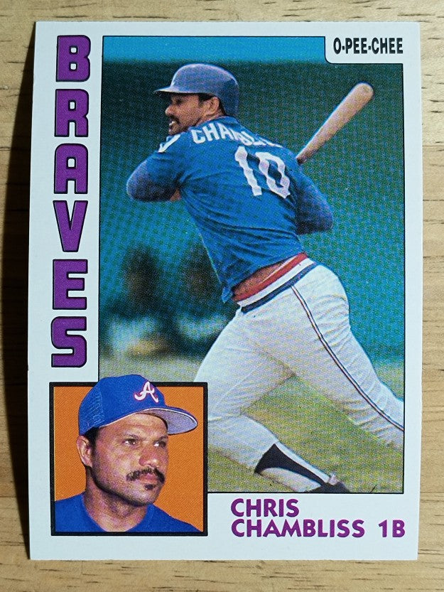 1984 O-Pee-Chee #50 Chris Chambliss