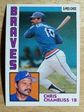 1984 O-Pee-Chee #50 Chris Chambliss