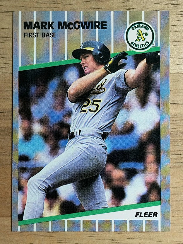 1989 Fleer #17 Mark McGwire