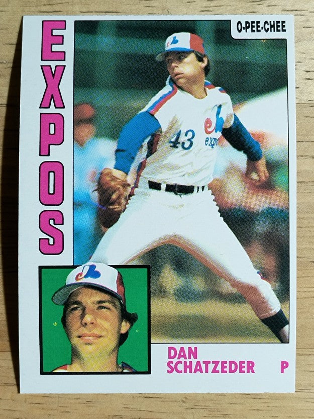 1984 O-Pee-Chee #57 Dan Schatzeder