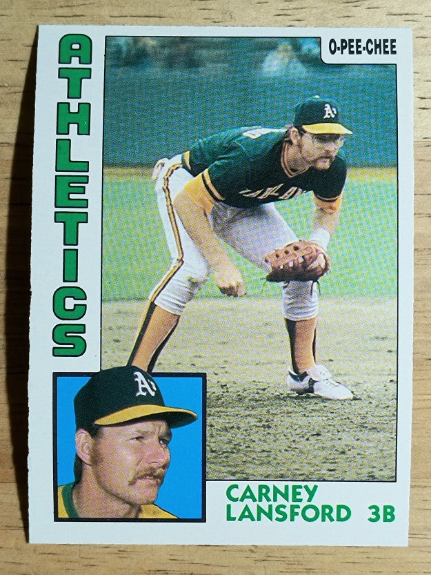 1984 O-Pee-Chee #59 Carney Lansford