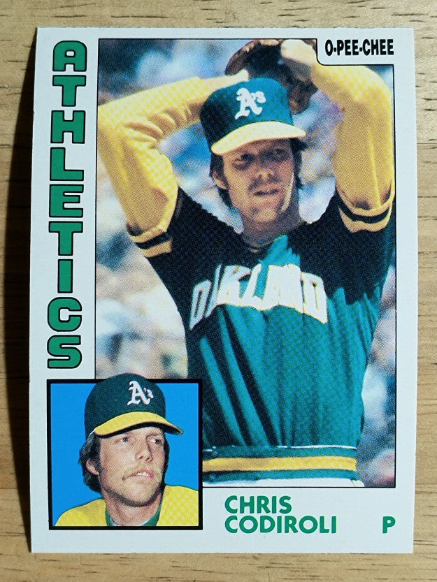 1984 O-Pee-Chee #61 Chris Codiroli