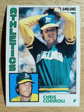 1984 O-Pee-Chee #61 Chris Codiroli