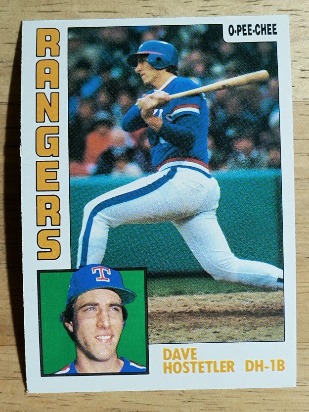 1984 O-Pee-Chee #62 Dave Hostetler