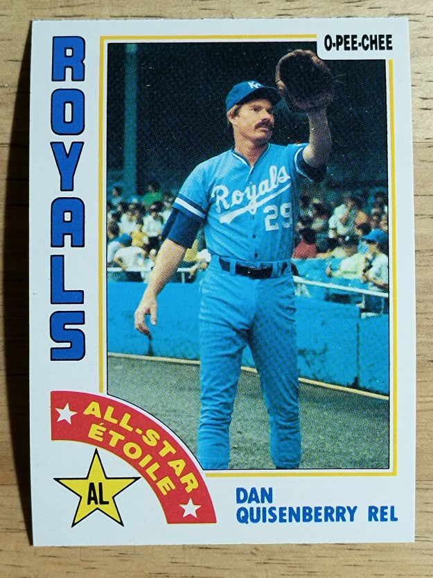 1984 O-Pee-Chee #69 Dan Quisenberry AS