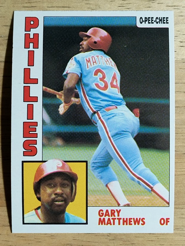 1984 O-Pee-Chee #70 Gary Matthews