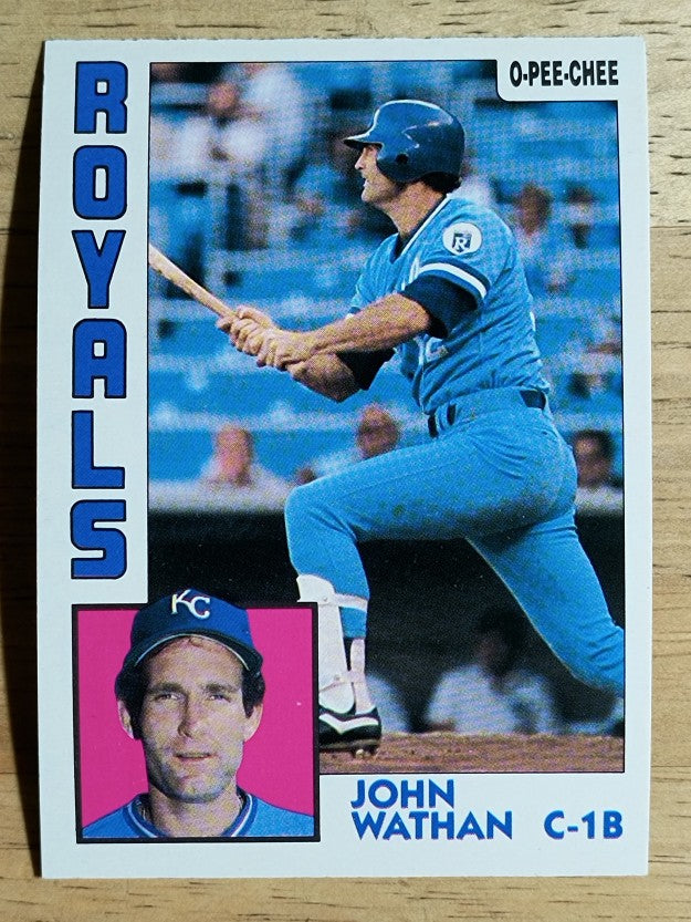1984 O-Pee-Chee #72 John Wathan