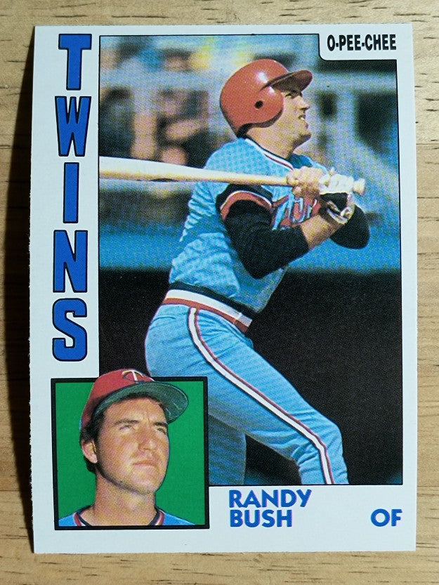 1984 O-Pee-Chee #84 Randy Bush