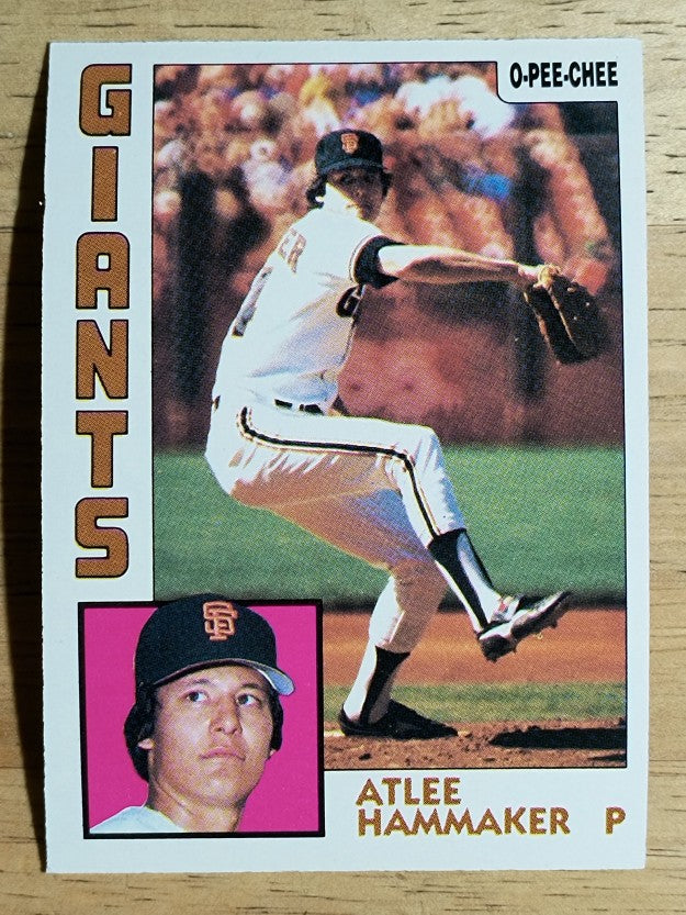 1984 O-Pee-Chee #85 Atlee Hammaker