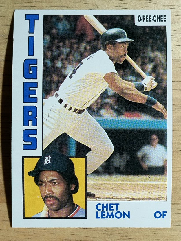 1984 O-Pee-Chee #86 Chet Lemon