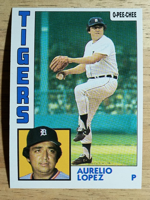 1984 O-Pee-Chee #95 Aurelio Lopez