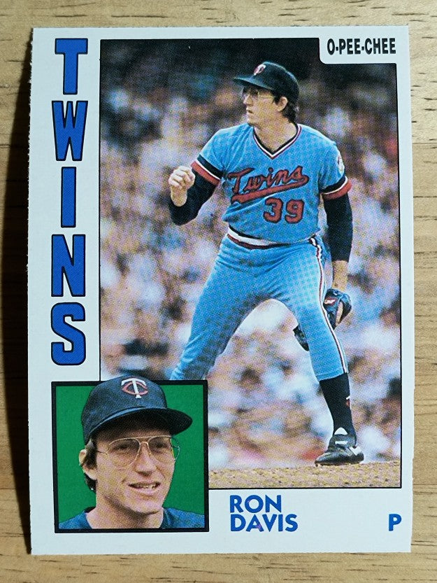 1984 O-Pee-Chee #101 Ron Davis