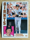 1984 O-Pee-Chee #107 Johnnie LeMaster