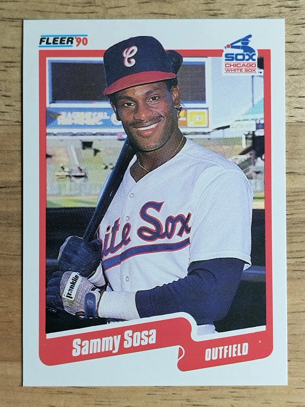 1990 Fleer #548 Sammy Sosa RC
