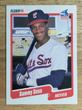 1990 Fleer #548 Sammy Sosa RC